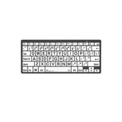 Logickeyboard XLPrint Bluetooth Black On White PC Keyboard(Logickeyboard Lkb Lpbw Btpc Us Xlprint Bluetooth Black On White Pc Keyboard)