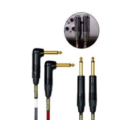 Mogami Gold Key S-15R Stereo Keyboard Cable Dual Right Angle Plugs 15ft (Used)(Mogami Gold Key S 15r Stereo Keyboard Cable Dual Right Angle Plugs 15ft Used)
