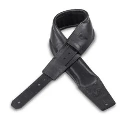 Gruv Gear SoloStrap 2 Premium Leather Guitar Strap, Black(Gruv Gear Solostrap 2 Genuine Leather Guitar Strap Black)