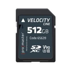 ProMaster SDXC Velocity CINE Memory Card, 512GB(Promaster Sdxc Velocity Cine Memory Card 512gb)