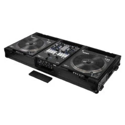 Odyssey DJ Battle Coffin Case For Rane 72 Mixer And Two Rane 12 Controllers(Odyssey Cases Fzrane1272wbl Dj Battle Coffin Case For Rane 72 Mixer And Two Rane 12 Controllers)