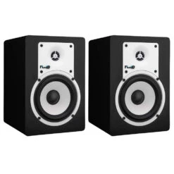 Fluid Audio C5 2-Way 5 Inch Active Studio Monitor, Black Pair(Fluid Audio C5 2 Way 5 Inch Active Studio Monitor Black Pair)