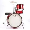 Granite Percussion GP-JR3MR 3-Piece Junior Studio Drum Kit, Metallic Red(Granite Percussion Gp Jr3mr 3 Piece Junior Studio Drum Kit Metallic Red)