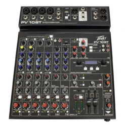 Peavey PV10BT 10 Channel Bluetooth Phantom Powered Mixer(Peavey Pv10bt 10 Channel Bluetooth Phantom Powered Mixer)