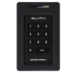 Glyph SecureDrive+ Bluetooth External HDD With Keypad, 4TB(Glyph Securedrive Bluetooth External Hdd With Keypad 4tb)