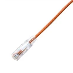 LYNN CPCS-AOR-001F CHOICE Slim 28AWG CAT6A Ethernet Patch Cable, 1-Foot, Orange(Lynn Cpcs Aor 001f Choice Slim 28awg Cat6a Ethernet Patch Cable 1 Foot Orange)