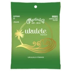 Martin M605 Ukulele Premium Polygut Strings, Soprano(Martin M605 Ukulele Premium Polygut Strings Soprano)
