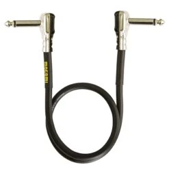 Mogami Gold Instrument PRR Pedal Cable Double R/A With Pancake Plugs, 18 Inches(Gold Instrument Prr Pedal Cable Double R A With Pancake Plugs 18 Inches)