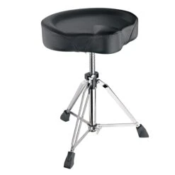 K&M 14038 Spindle Drummers Throne Chair, Black(Km 14038 Spindle Drummers Throne Chair Black)