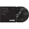 Serato 7-Inch Control Vinyl, Black, Pair(Serato 7 Inch Control Vinyl Black Pair)
