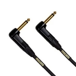 Mogami Gold Instrument 02RR High Clarity Guitar And Instrument Cable Right Angle Plug 2ft (Used)(Mogami Gold Instrument 02rr High Clarity Guitar And Instrument Cable Right Angle Plug 2ft Used 2)