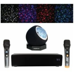 VocoPro Karaoke-Box-Go 50W Bluetooth Wireless Microphone Karaoke System With LED Lights(Vocopro Karaoke Box Go 50w Bluetooth Wireless Microphone Karaoke System With Led Lights)