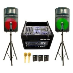 VocoPro CLUB-THUNDER-2000 DJ/Karaoke Club System, 2000-Watt(Vocopro Club Thunder 2000 Dj Karaoke Club System 2000 Watt)