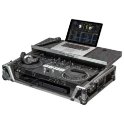 Odyssey 1U Case With Wheels And Laptop Platform For Pioneer DJ DDJ-REV5(Odyssey Frddjrev5gpw1u 1u Case With Wheels And Laptop Platform For Pioneer Dj Ddj Rev5)