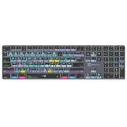 Logickeyboard Titan Wireless Backlit Shortcut Mac Keyboard For DaVinci Resolve(Logickeyboard Titan Wireless Backlit Shortcut Mac Keyboard For Davinci Resolve)