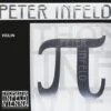 Thomastik-Infeld PI100 Peter Infeld Violin Set, Platinum E, 4/4(Thomastik Infeld Pi100 Peter Infeld Violin Set Platinum E 4 4)