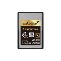 Exascend CFexpress Type A Memory Card, 120GB(Exascend Expc3ea120gb Cfexpress Type A Memory Card 120gb)