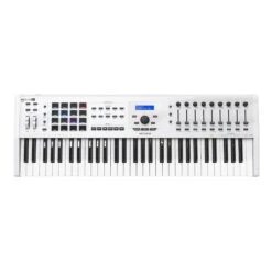 Arturia KeyLab MkII 61 MIDI Controller, White(Arturia Keylab Mkii 61 Midi Controller White)