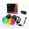 Twinkly String 600L 4.3mm Diffuse Flat RGB Lens Light, Black Wire(Twinkly Tws600stp Gus String 600l 4 3mm Diffuse Flat Rgb Lens Light Black Wire)