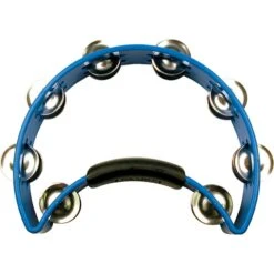 Rhythm Tech RT1040-U Standard Tambourine With Nickel Jingles, Blue(Rhythm Tech Rt1040 U Standard Tambourine With Nickel Jingles Blue)