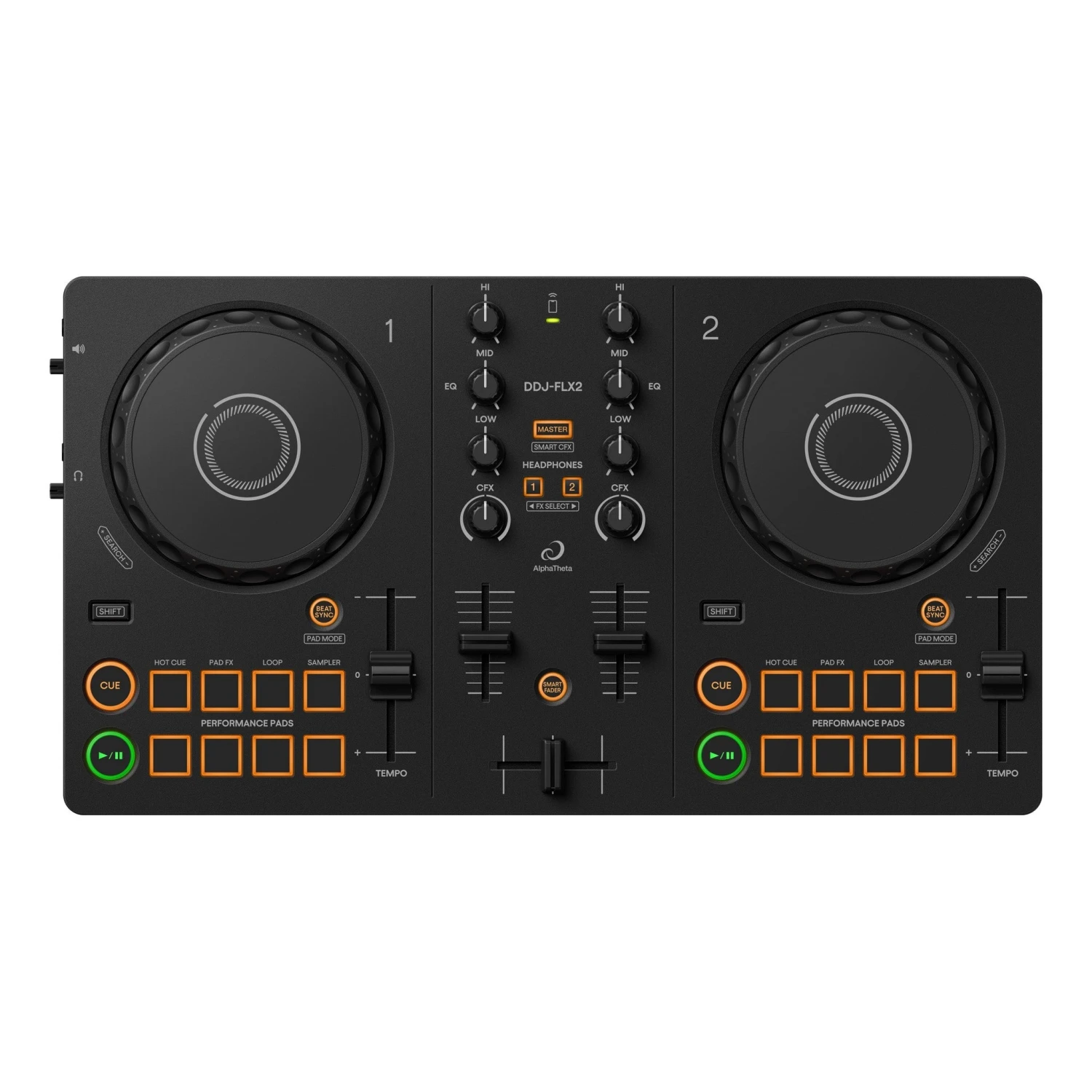 AlphaTheta DDJ-FLX2 Compact 2-Channel DJ Controller (Used)(Alphatheta Ddj Flx2 Compact 2 Channel Dj Controller Used) 2 AlphaTheta DDJ-FLX2 Compact 2-Channel DJ Controller (Used)(Alphatheta Ddj Flx2 Compact 2 Channel Dj Controller Used) - Image 2