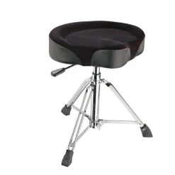 K&M 14036 Drummers Throne Chair With Pneumatic Spring, Black(Km 14036 Drummers Throne Chair With Pneumatic Spring Black)