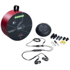 Shure AONIC 4 SE42HYBK+UNI Wired Sound Isolating In-Ear Headphone, Black/Gray (Used)(Shure Aonic 4 Se42hybk Uni Wired Sound Isolating In Ear Headphone Black Gray Used)