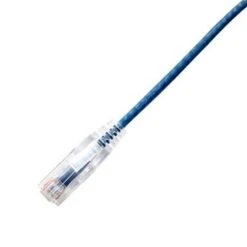 LYNN CPCS-ABL-002F CHOICE Slim 28AWG CAT6A Ethernet Patch Cable, 2-Foot, Blue(Lynn Cpcs Abl 002f Choice Slim 28awg Cat6a Ethernet Patch Cable 2 Foot Blue)