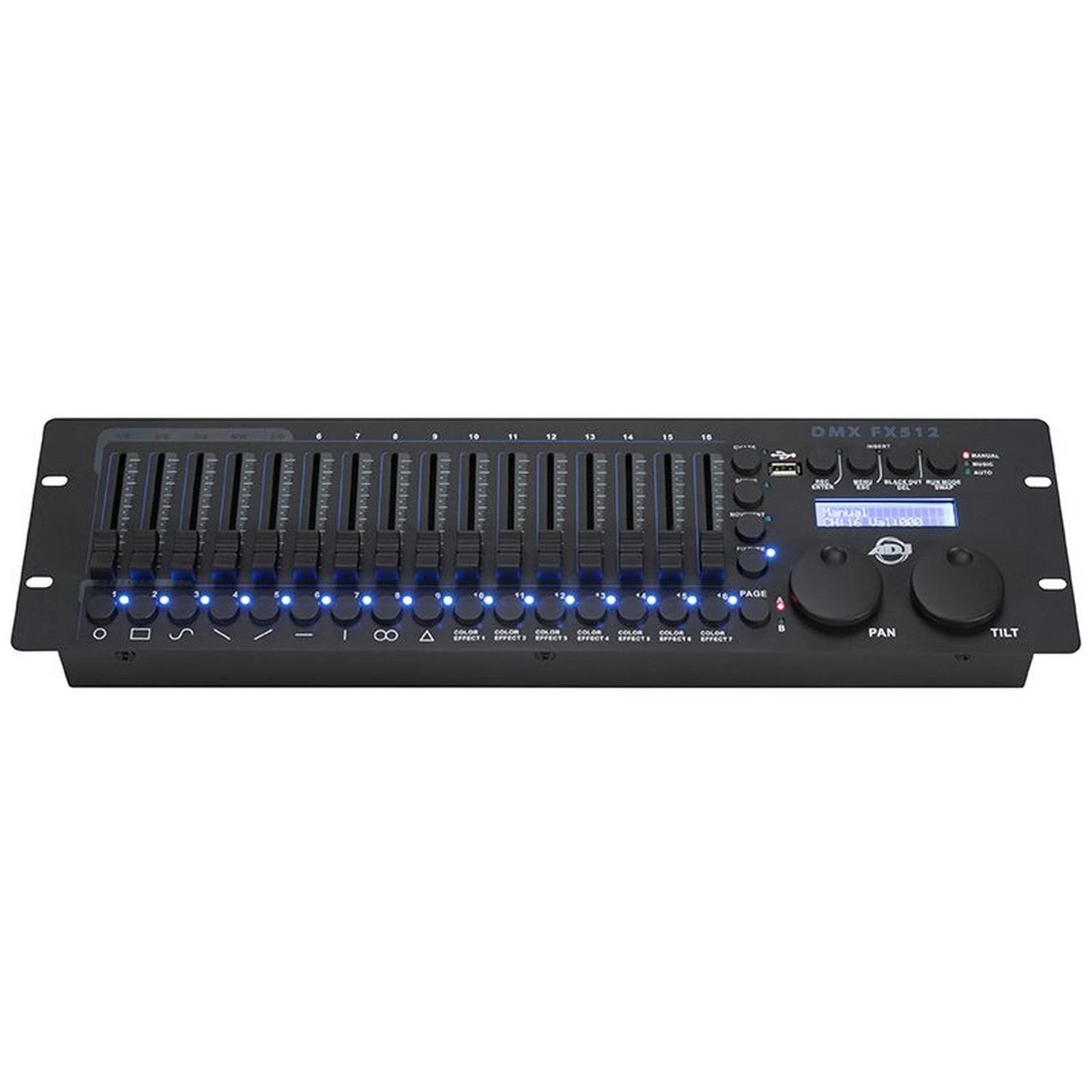 ADJ DMX FX512 3-Space 19-Inch Rack-Mount DMX Lighting Controller(Adj Dmx Fx512 3 Space 19 Inch Rack Mount Dmx Lighting Controller) 1 ADJ DMX FX512 3-Space 19-Inch Rack-Mount DMX Lighting Controller(Adj Dmx Fx512 3 Space 19 Inch Rack Mount Dmx Lighting Controller)