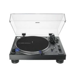 Audio-Technica AT-LP140XP-BK Professional Direct Drive Manual Turntable, Black(Audio Technica At Lp140xp Bk Professional Direct Drive Manual Turntable Black)