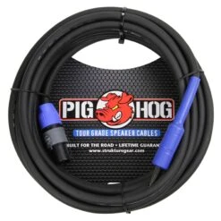 Pig Hog PHSC25S14 25ft Speaker Cable, S-PackON To 1/4-Inch(Pig Hog Phsc25s14 25ft Speaker Cable S Packon To 1 4 Inch)